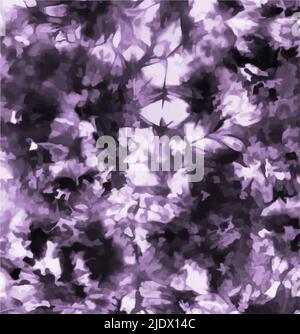 Tie dye background Geometric pattern texture Vector illustration Shibori Abstract batik brush seamless and repeat pattern design White, blue, purple, Stock Vector