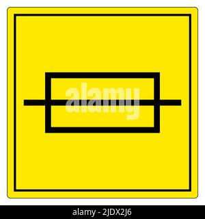Fuse Symbol Sign, Vector Illustration, Isolate On White Background Label. EPS10 Stock Vector