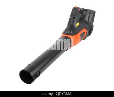 Orange blower isolated on white background Stock Photo