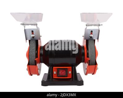 Electric grinding machine isolated on white background Stock Photo