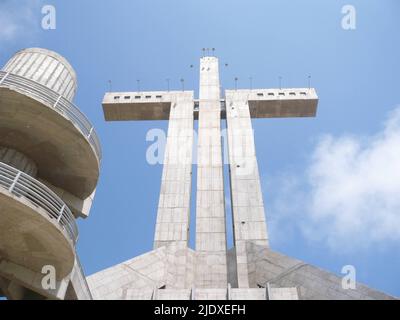 third millennium cross, Coquimbo, Chile Stock Photo
