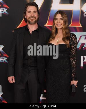 California, US, 23/06/2022, Christian Bale arrives at Marvel