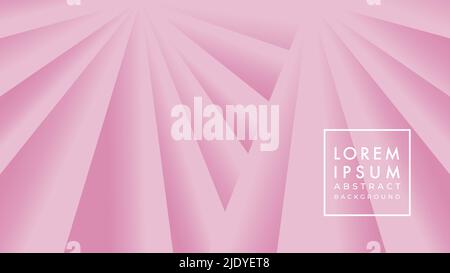 Soft pink corrugated fabric vector illustration. Pastel color gradient. Abstract background design template Stock Vector