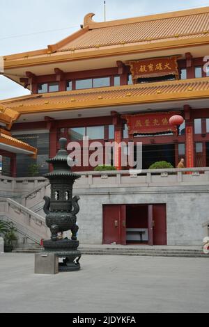 Explore the Ancient Water Town of Qibao Stock Photo