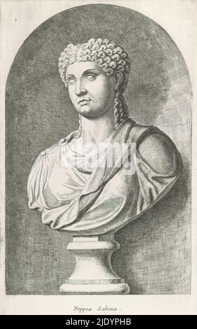 Bust of Poppaea Sabina; Poppea Sabina. Classic bust of a woman