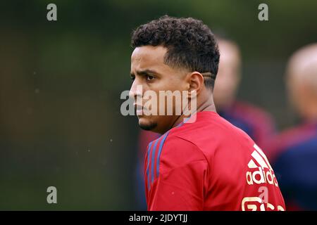 AMSTERDAM - Mohamed Ihattaren of Ajax during Ajax Amsterdam's first training session at De Toekomst sports complex on June 24, 2022 in Amsterdam, Netherlands. ANP MAURICE VAN STEEN Stock Photo