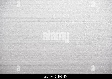 Polystyrene foam texture - white insulation and packaging synthetic material Stock Photo