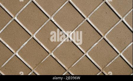 Esthetic pattern stone wall, square pattern wall, design element with abstract art. destroyed painted, Dull color. Abstract art for print, poster and Stock Photo