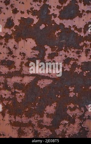 Background brown, sheet rusty and old metal Stock Photo