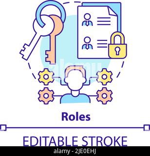 Account administrator abstract concept vector illustration. Software ...