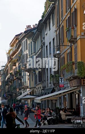 Brera district. Stock Photo