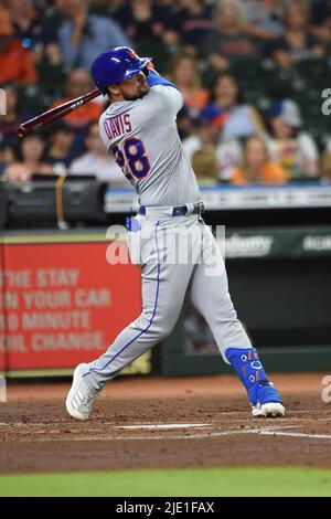 New York Mets' J.D. Davis, right, runs the bases after hitting a solo ...