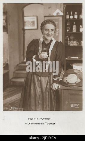 Portrait of Henny Porten in Kohlhiesels Töchter (1920) - German weimar era cinema (1918 - 1935) Stock Photo