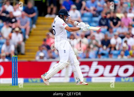 England's Jamie Overton bats during the fourth T20 cricket match
