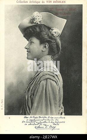 Portrait of Yvonne de Bray 004 - French theatre classic era Stock Photo