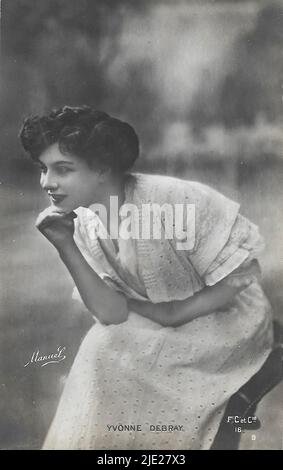 Portrait of Yvonne de Bray 001 - French theatre classic era Stock Photo
