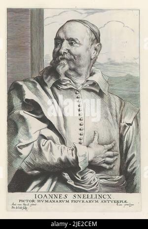 Portrait of the painter Jan Snellinck, 1645 - 1646 print This print is ...