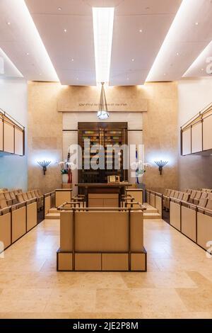 The Synagogue at the Moise Safra Center Stock Photo