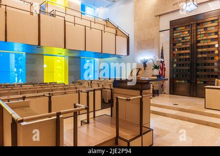 The Synagogue at the Moise Safra Center Stock Photo