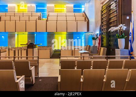 The Synagogue at the Moise Safra Center Stock Photo