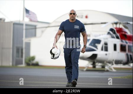 DWAYNE JOHNSON, SAN ANDREAS, 2015 Stock Photo