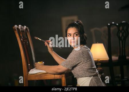 SHANNYN SOSSAMON, SINISTER 2, 2015 Stock Photo