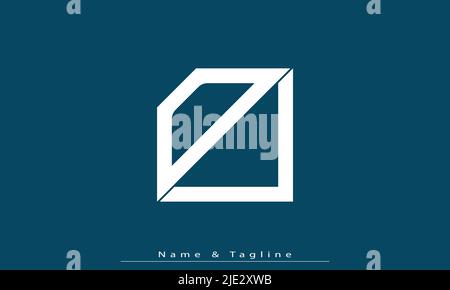 Alphabet letters Initials Monogram logo DV , VD Stock Vector