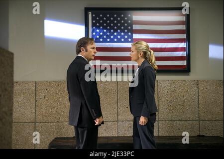 BOB ODENKIRK, RHEA SEEHORN, BETTER CALL SAUL, 2015 Stock Photo