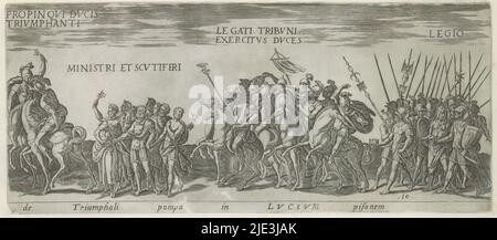 Maarten Van Ruler Triumph Procession with soldiers and ministers, Onofrio Panvinio, After ...