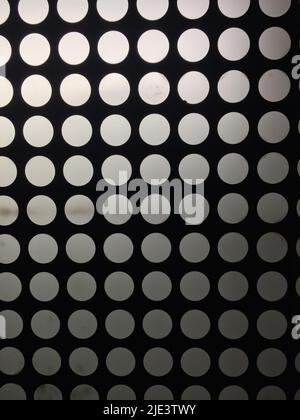 white dots on a black background Stock Photo