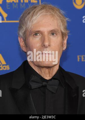 Los Angeles, USA. 24th June, 2022. Michael Bolton arrives at the 49th Annual Daytime Emmy Awards held at the Pasadena Convention Center in Pasadena, CA on Friday, ?June 24, 2022. (Photo By Sthanlee B. Mirador/Sipa USA) Credit: Sipa USA/Alamy Live News Stock Photo