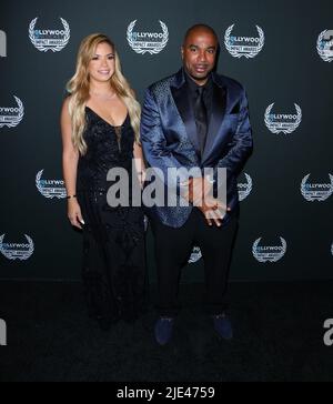 Beverly Hills, USA. 24th June, 2022. Nore arrives at The Second Annual Hollywood Unlocked Impact Awards held at The Beverly Hilton Hotel in Beverly Hills, CA on Friday June 23, 2022 . (Photo By Juan Pablo Rico/Sipa USA) Credit: Sipa USA/Alamy Live News Stock Photo