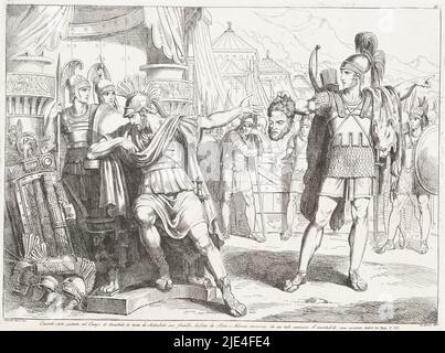 The head of the Carthaginian general Hasdrubal Barkas was thrown over ...