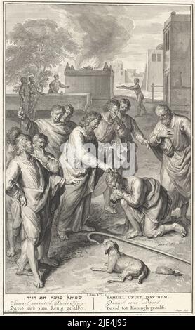 David is anointed king. Samuel anoints David and the spirit of the Lord ...