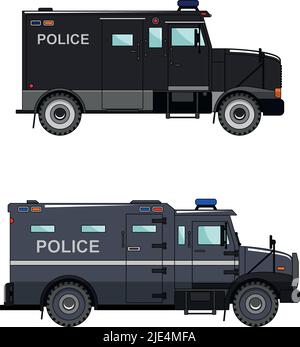 police car vehicle flat style vector illustration isolated on white ...