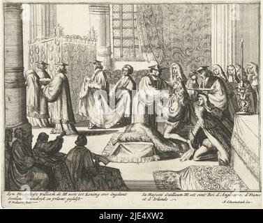 William III is anointed as king of England, 1689, Pieter Pickaert, 1689 ...