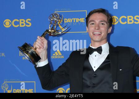 LOS ANGELES - JUN 24:  Nicholas Alexander Chavez at the 49th Daytime Emmys Awards at Pasadena Convention Center on June 24, 2022 in Pasadena, CA Stock Photo