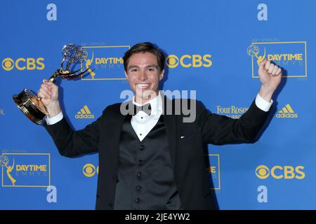 LOS ANGELES - JUN 24:  Nicholas Alexander Chavez at the 49th Daytime Emmys Awards at Pasadena Convention Center on June 24, 2022 in Pasadena, CA Stock Photo