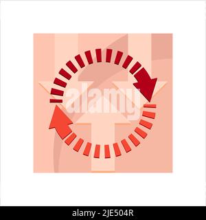 Update Icon, Refresh, Repeat Icon Vector Art Illustration Stock Vector