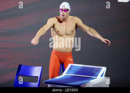 Maxime Grousset of France Bronze medal, 50 M Freestyle Men during the