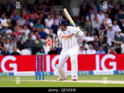 England's Jamie Overton bats during the fourth T20 cricket match
