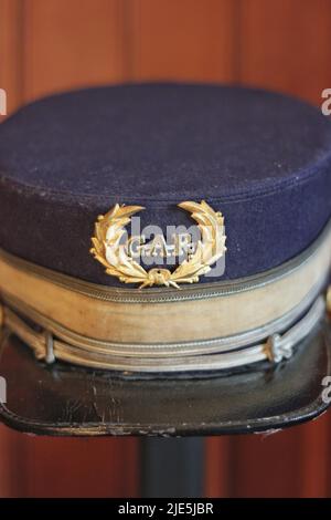 Authentic traditional hat of the Grand Army of the Republic. Stock Photo