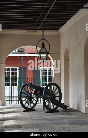 The Cabildo, the Louisiana State Museum of former capital of New Spain’s and New France’s Louisiana colonies Stock Photo