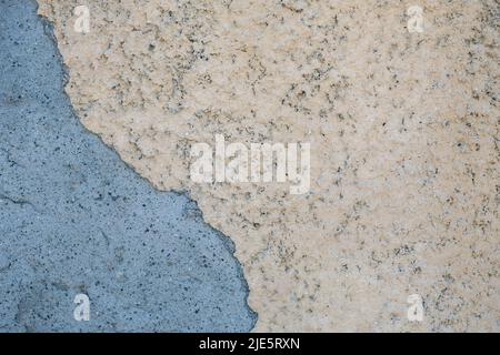 Worn stucco and concrete for textures and backgrounds. Stock Photo