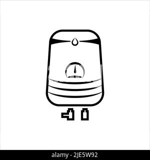 Geyser Icon, Design Vector Art Illustration Stock Vector