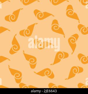 Roll Icon Seamless Pattern, Mat, Rug, Carpet Or Paper Roll Icon Of Anything, Vector Art Illustration Stock Vector