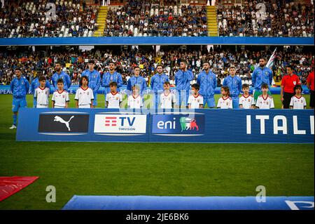 Dino Manuzzi stadium, Cesena, Italy, June 07, 2022, Italy team line up  during  Italy vs Hungary (portraits archive) - football UEFA Nations League ma Stock Photo