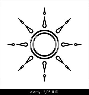 Brightness Icon, Intensity Setting Vector Art Illustration Stock Vector ...