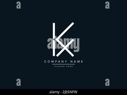 Alphabet Abstract Letter Icon Logo KX Stock Vector