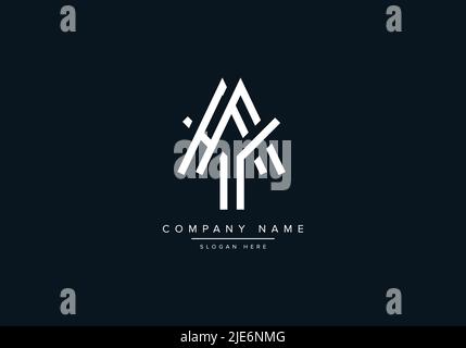 Alphabet Abstract Letter Icon Logo AY Stock Vector